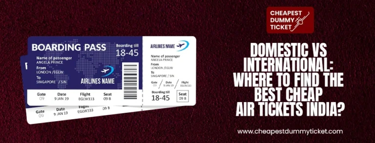 Cheap Air Tickets India