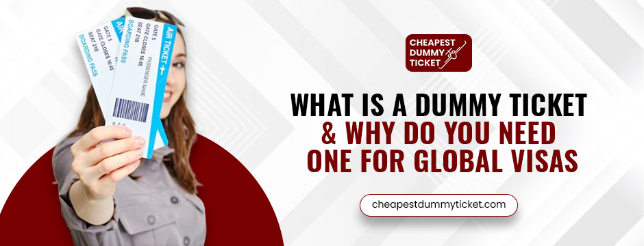 Dummy Ticket & Why Do You Need One for Global Visas