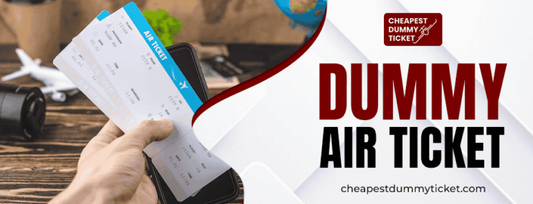 dummy air ticket