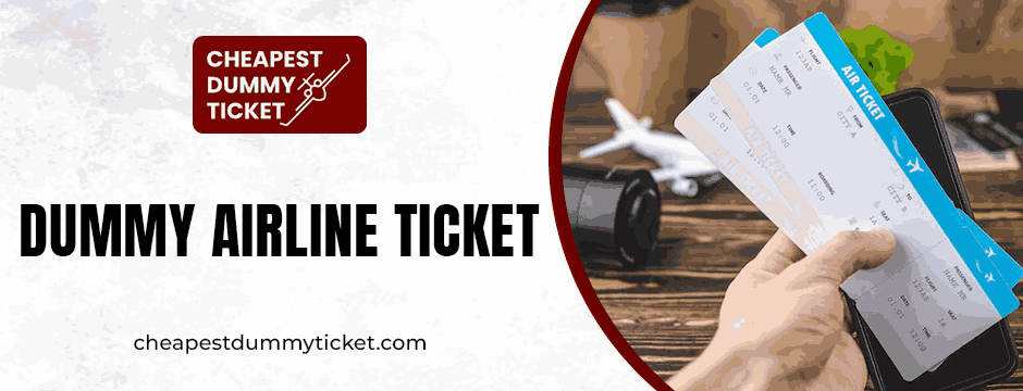 Dummy Airline Ticket