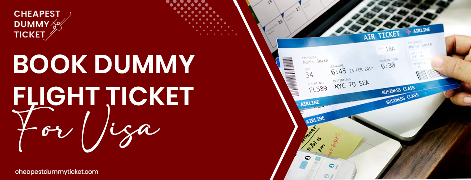 book dummy flight ticket for visa