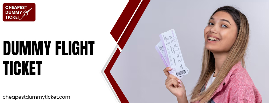Dummy Flight Ticket