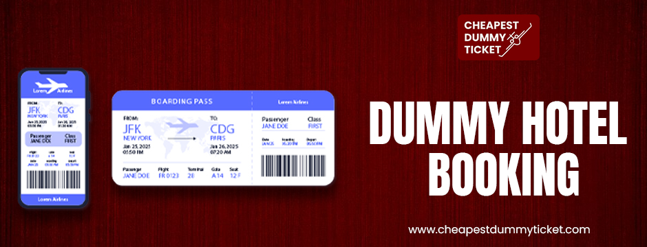 Dummy hotel booking