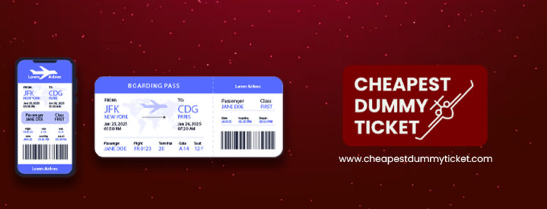 Cheapest Dummy Ticket
