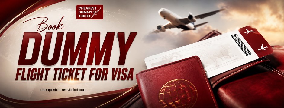 Book Dummy Flight Ticket For Visa