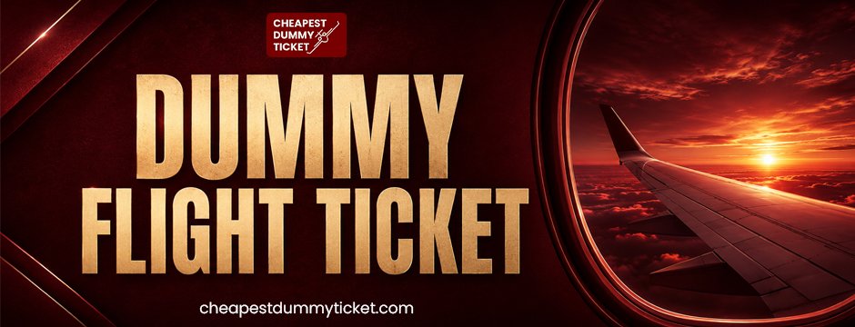 Dummy Flight Ticket