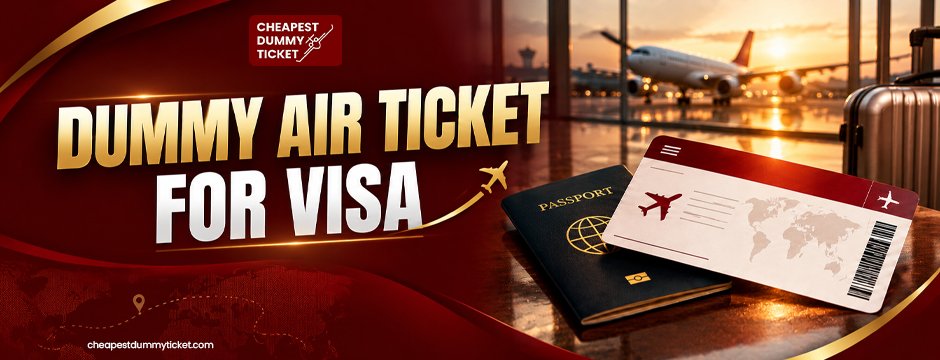 Dummy air ticket for visa