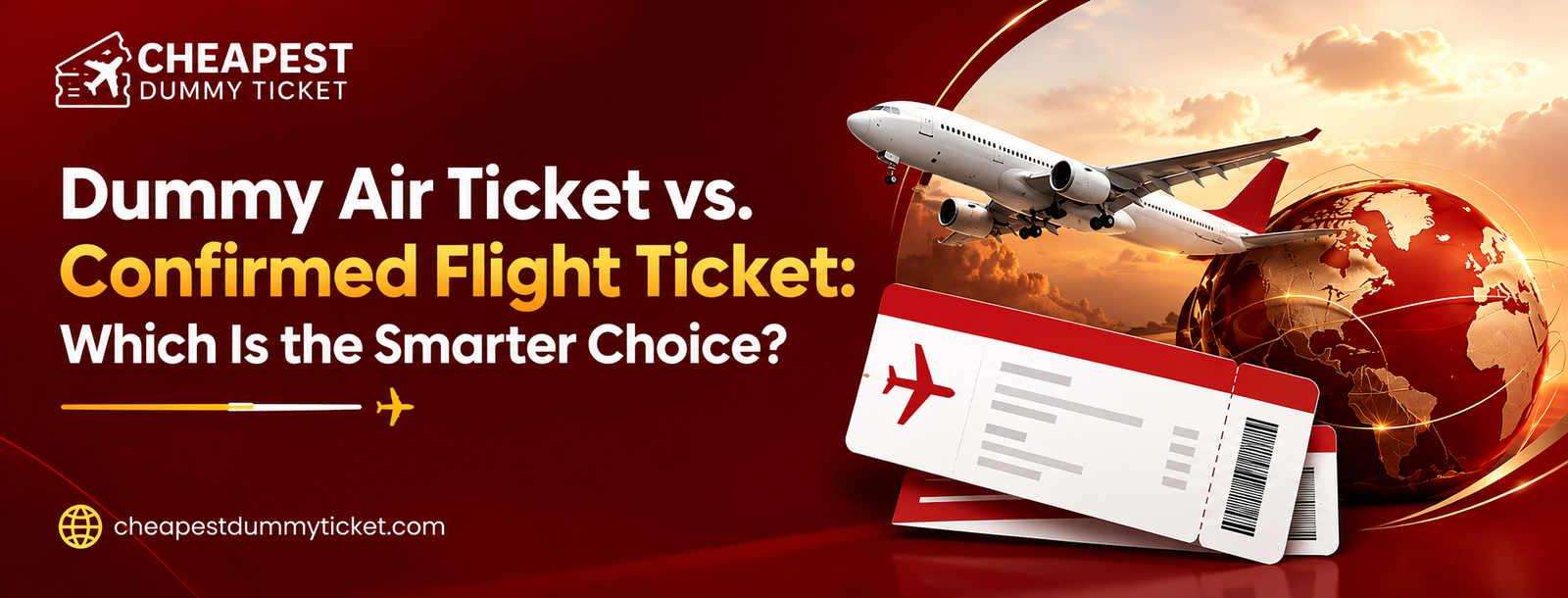 Dummy air ticket for visa